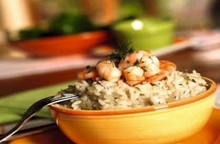 Arroz con langostinos